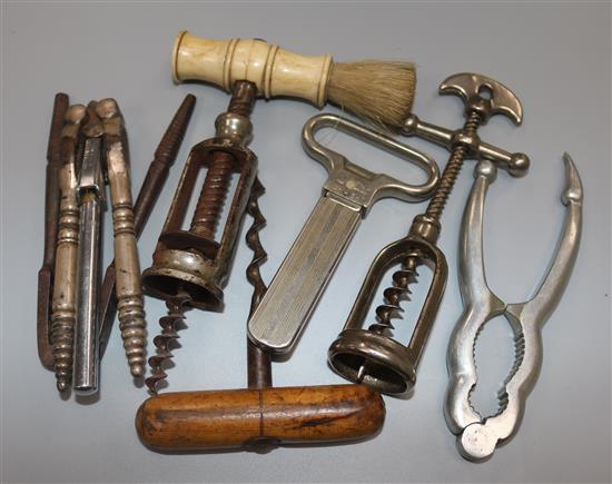 A collection of corkscrews